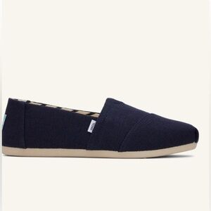 Toms Alpargata in Majolica Blue womens size  8.5-NWT